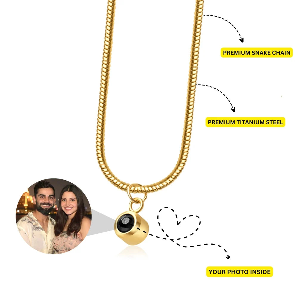 Bubble photo pendent