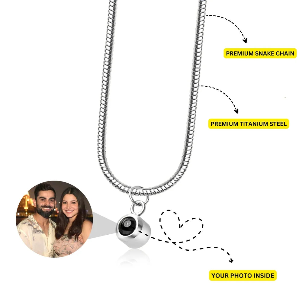 Bubble photo pendent