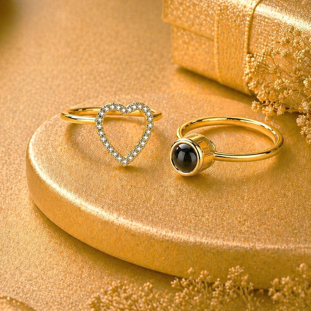 Heart Photo Ring