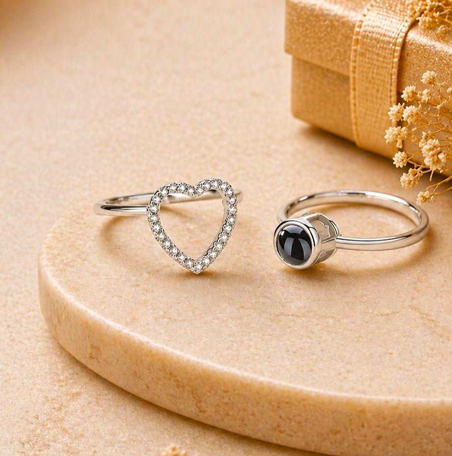 Heart Photo Ring